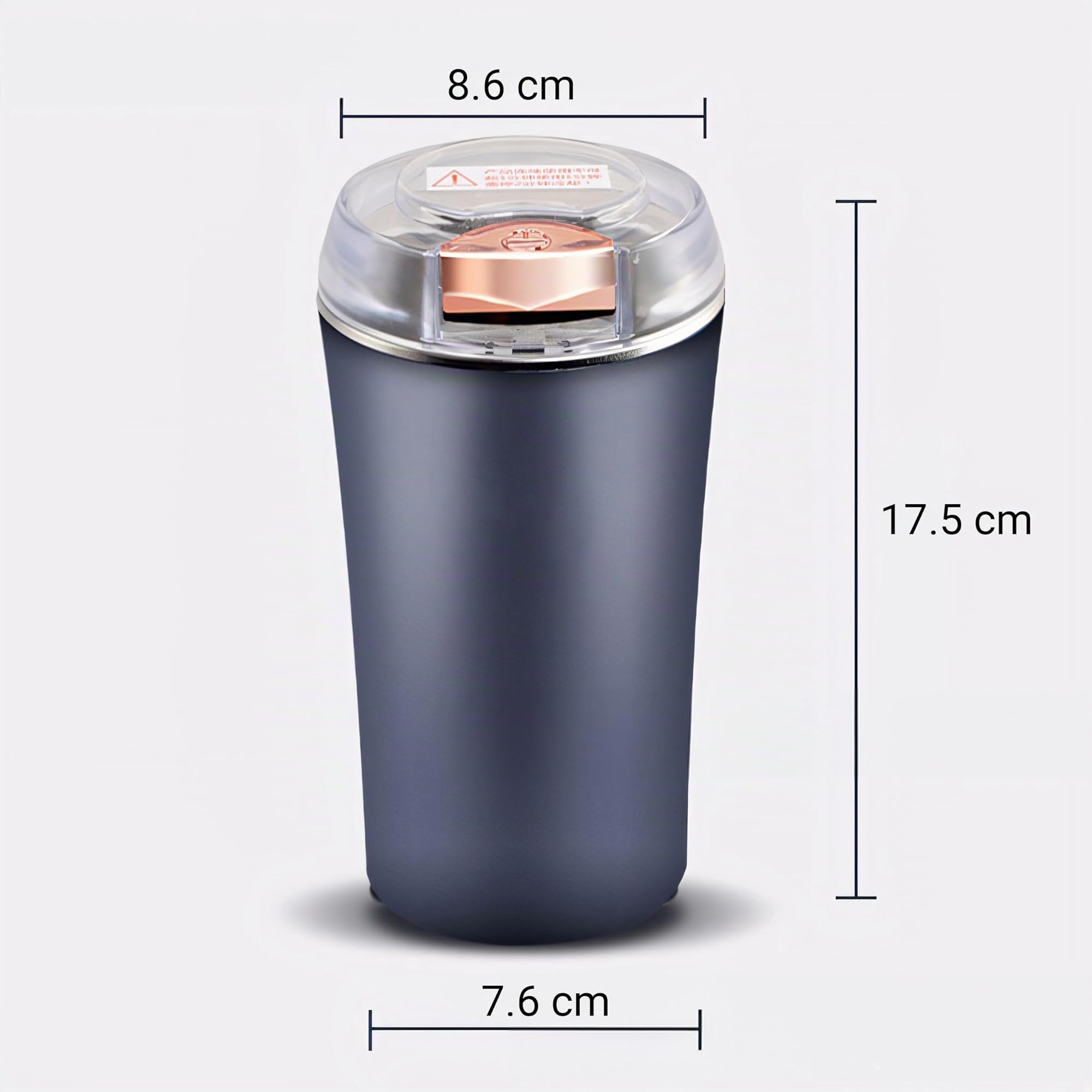 Retoo Macinacaffè elettrico con coltello a percussione in acciaio inox, macina in ceramica, macinatura grossolana regolabile