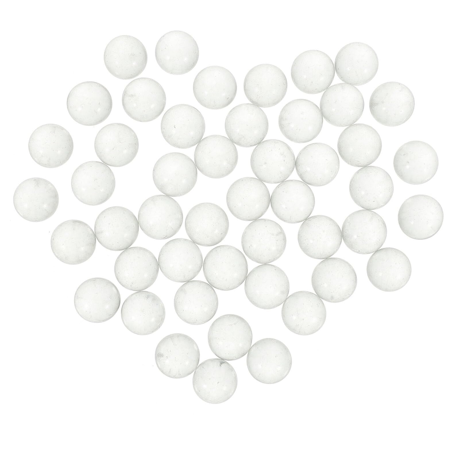 180 Pièces Boules Verre Transparent Perles Décoratives Claires pour Vase Aquarium Billard Bille Rebonds Ornements de Décoration