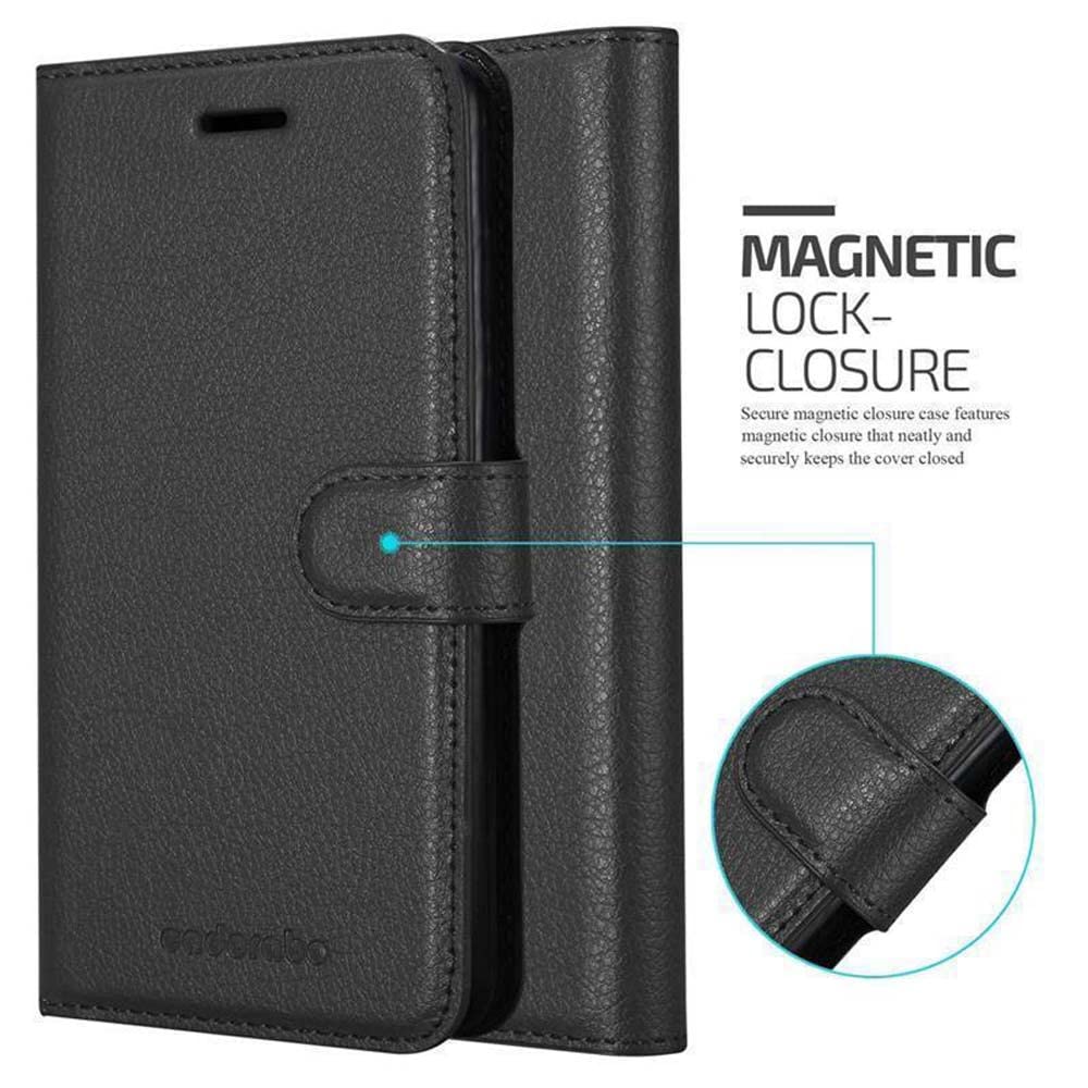 Custodia Libro Cadorabo Per Xiaomi Redmi Note 4: Blu Scuro/nera Con Tasche E Stand - 2