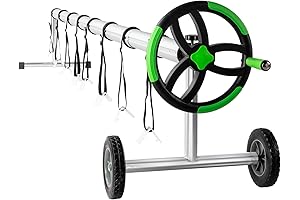 Outvita 21 FT Solar Cover Reels Set for Inground Pools