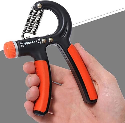 Miniatura 8 de Fortalecedor agarre de mano, paquete de 2 unidades de entrenamiento de fuerza para antebrazo, dedo y muñeca, ejercitador de 11.0-132.3 lbs