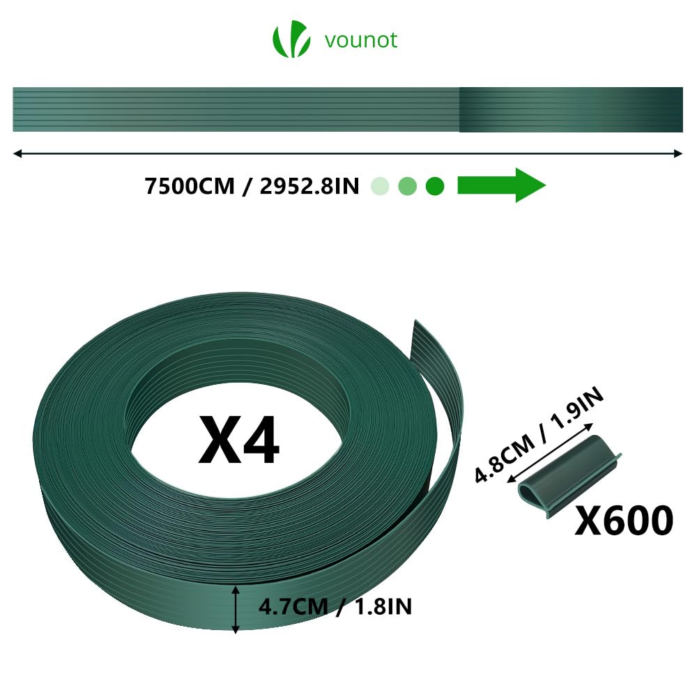 ACXIN Brise-vue En PVC Avec 30 Clips De Fixation 450 G/m²
