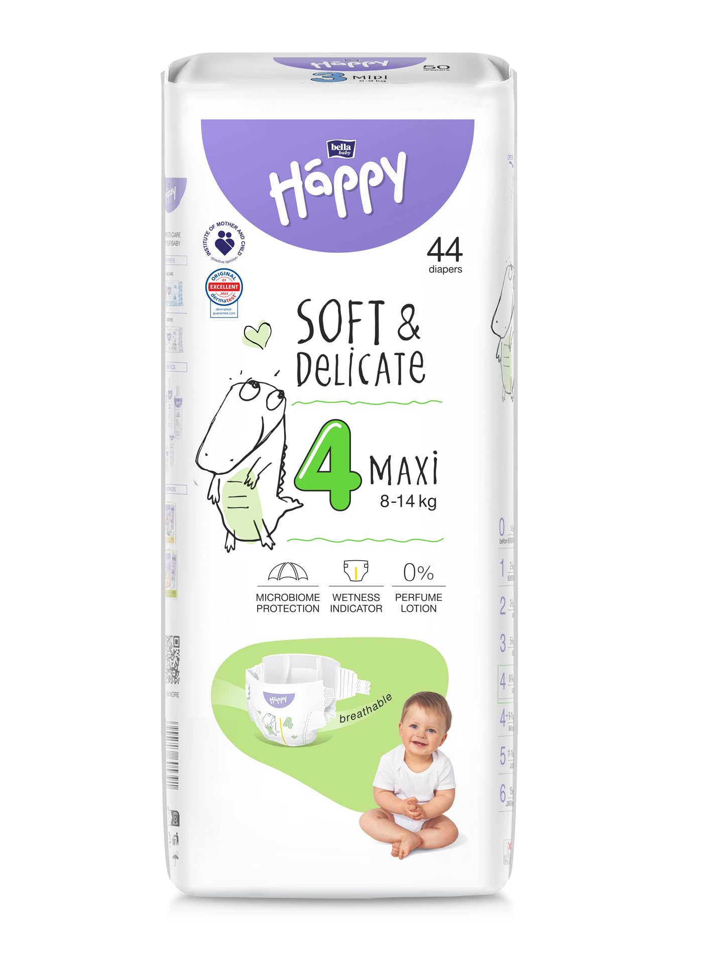 Pannolini Bella Baby Happy CARTONE Tg.4 (8-14kg) – 6 Confezioni