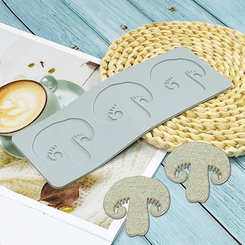 Molde de encaje en relieve de hongos, tapete de encaje comestible para boda, moldes de silicona para decoración de pasteles, moldes de encaje de