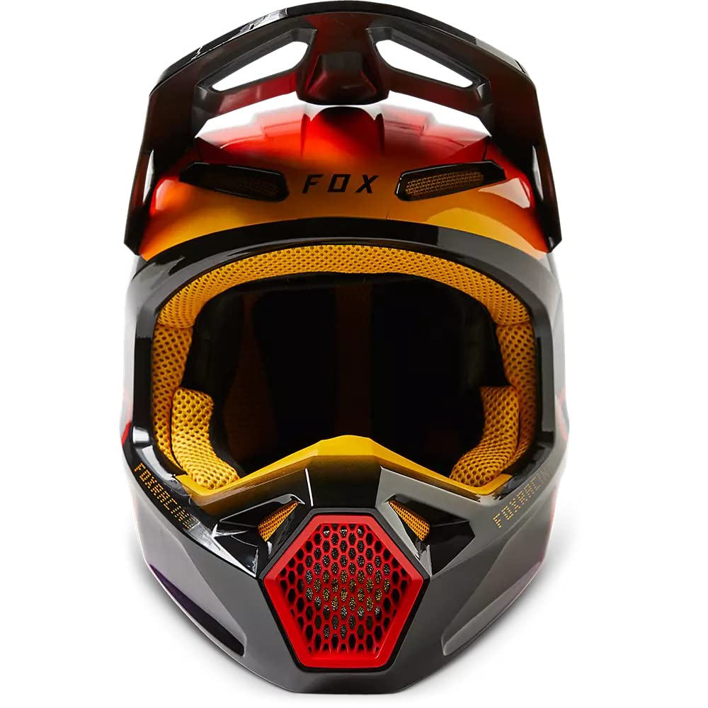 Amazon.com: Fox Racing V1 Toxsyk MX - Casco Offroad Negro, XS