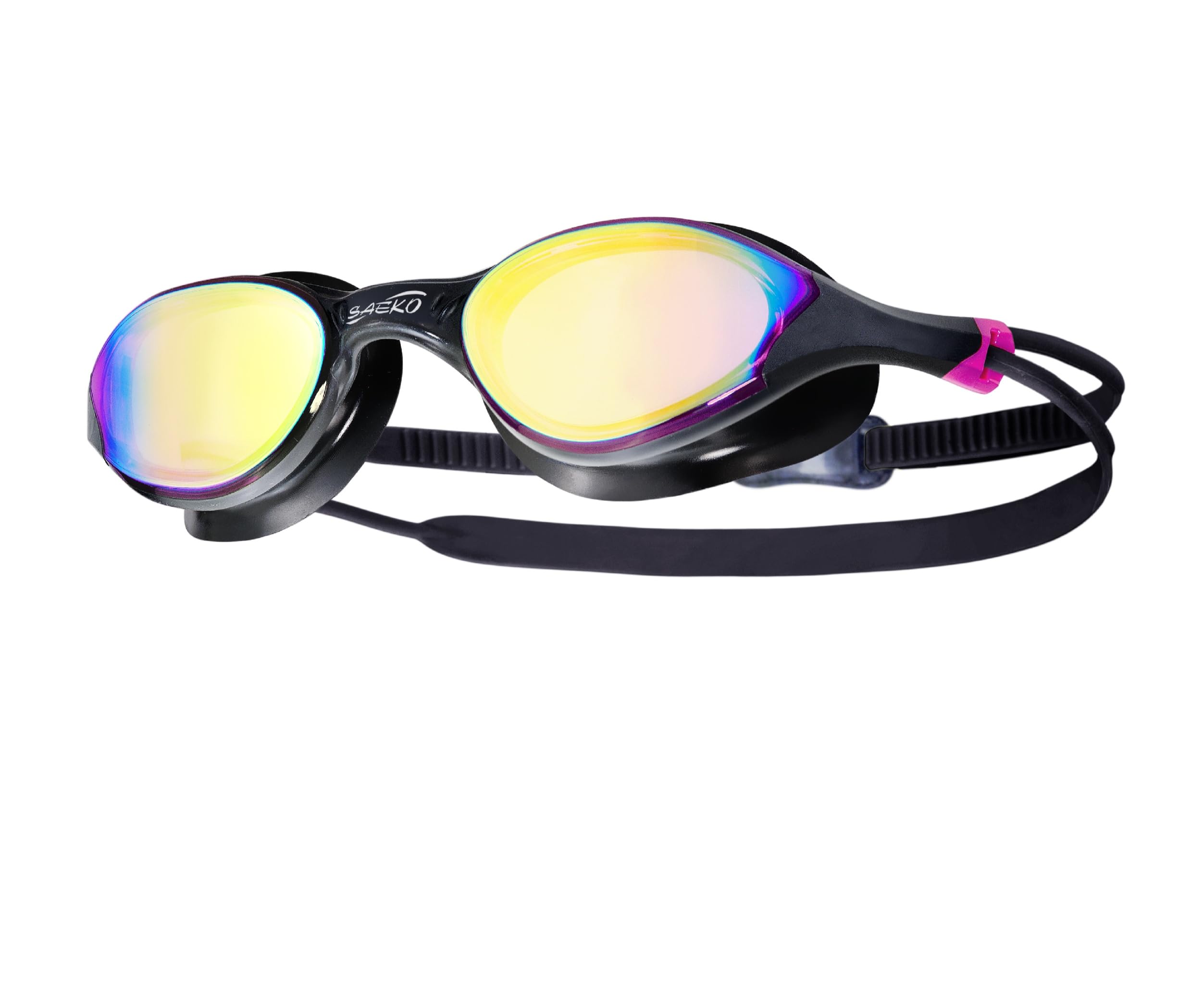 SAEKO Captaion Mirror Racing (S74UV) Swimming Goggle with Ultra Anti Fog, UV Protection, 100% Phthalates Free, Glare Free, For Adults (BLACK) (B0CYBKWSM1) Amazon Price History, Amazon Price Tracker