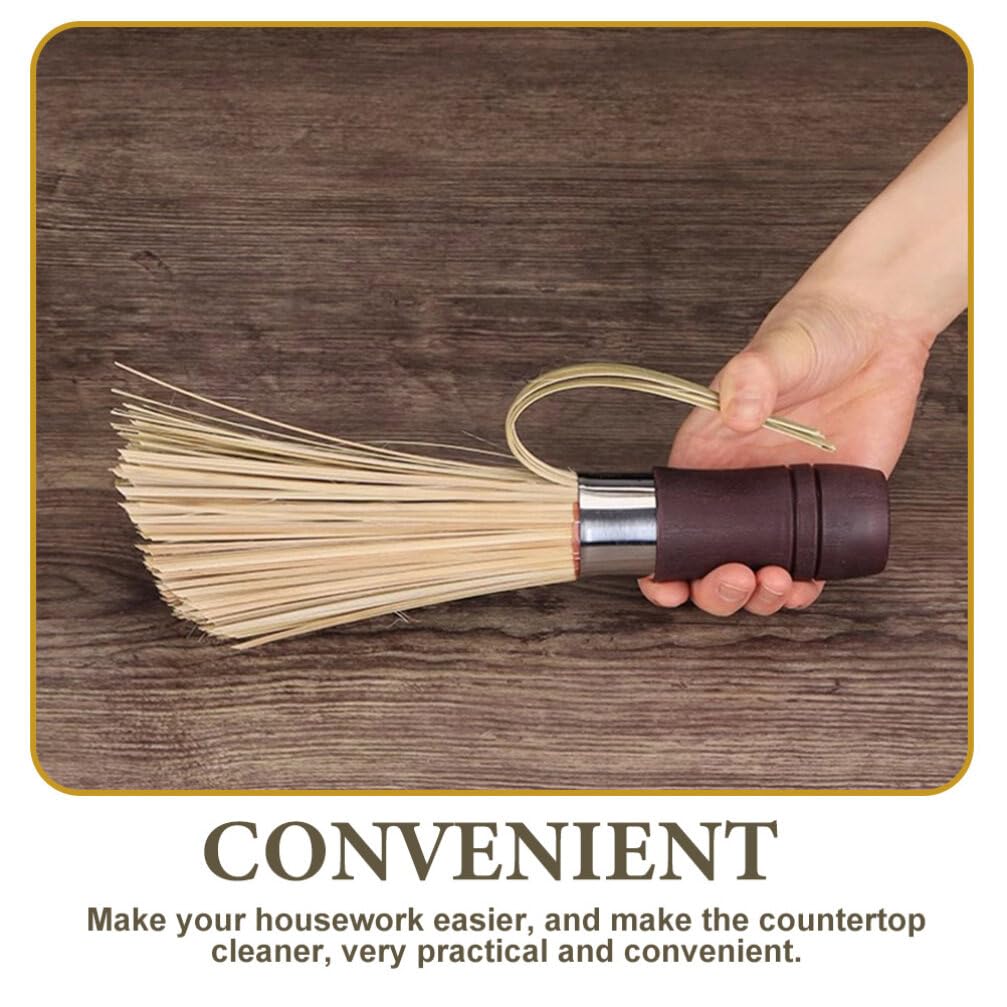 Amosfun 2piezas Cepillo De para Cocinar De Accesorio Natural para Limpiar y De Cocina para Fregar y Sartenes Ecológico y Resistente Rayones