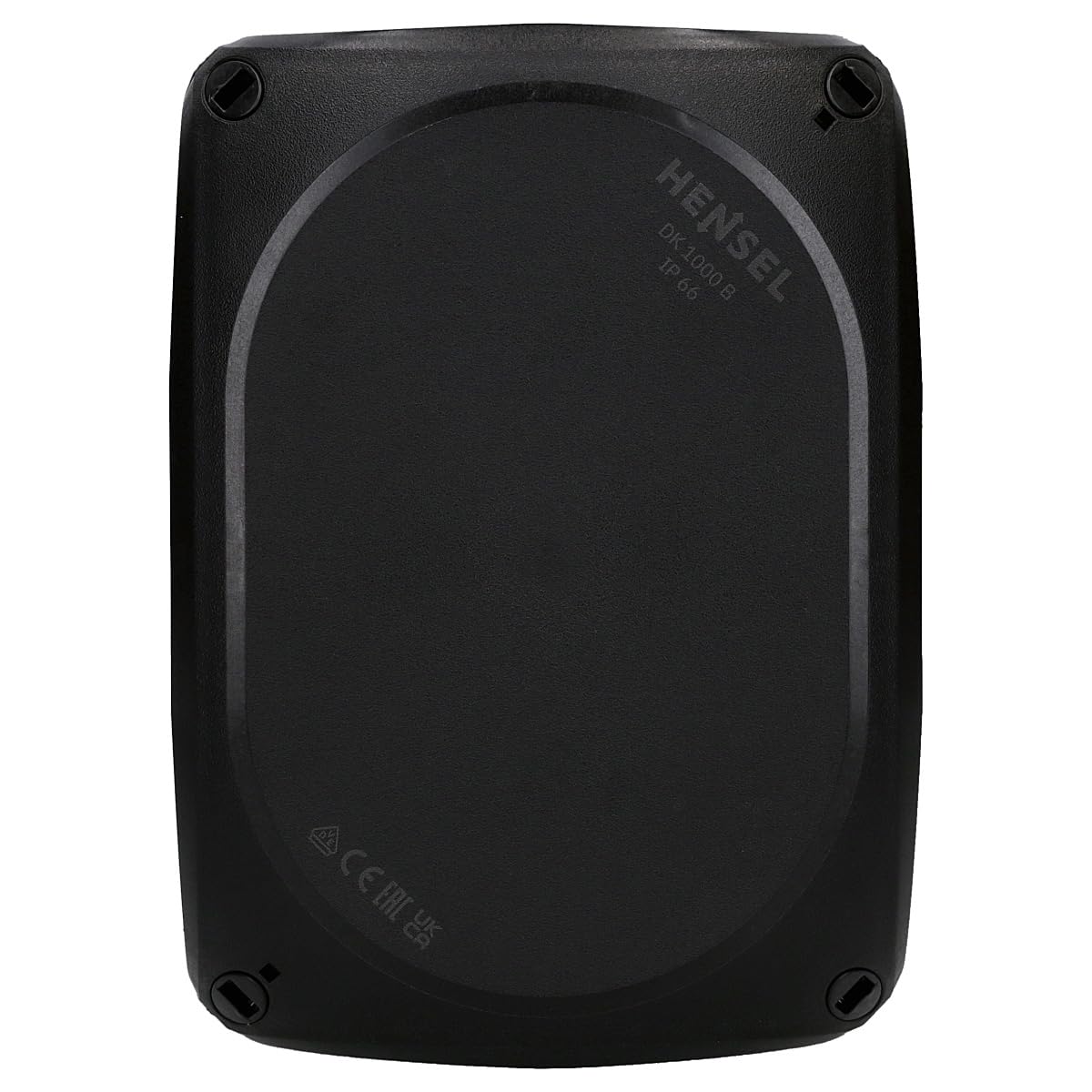 Hensel Scatola di derivazione per cavi DK 1000 B fino a 10 mq 3fase, 16 mq mm 1 fase, senza morsetto, IP66, nero
