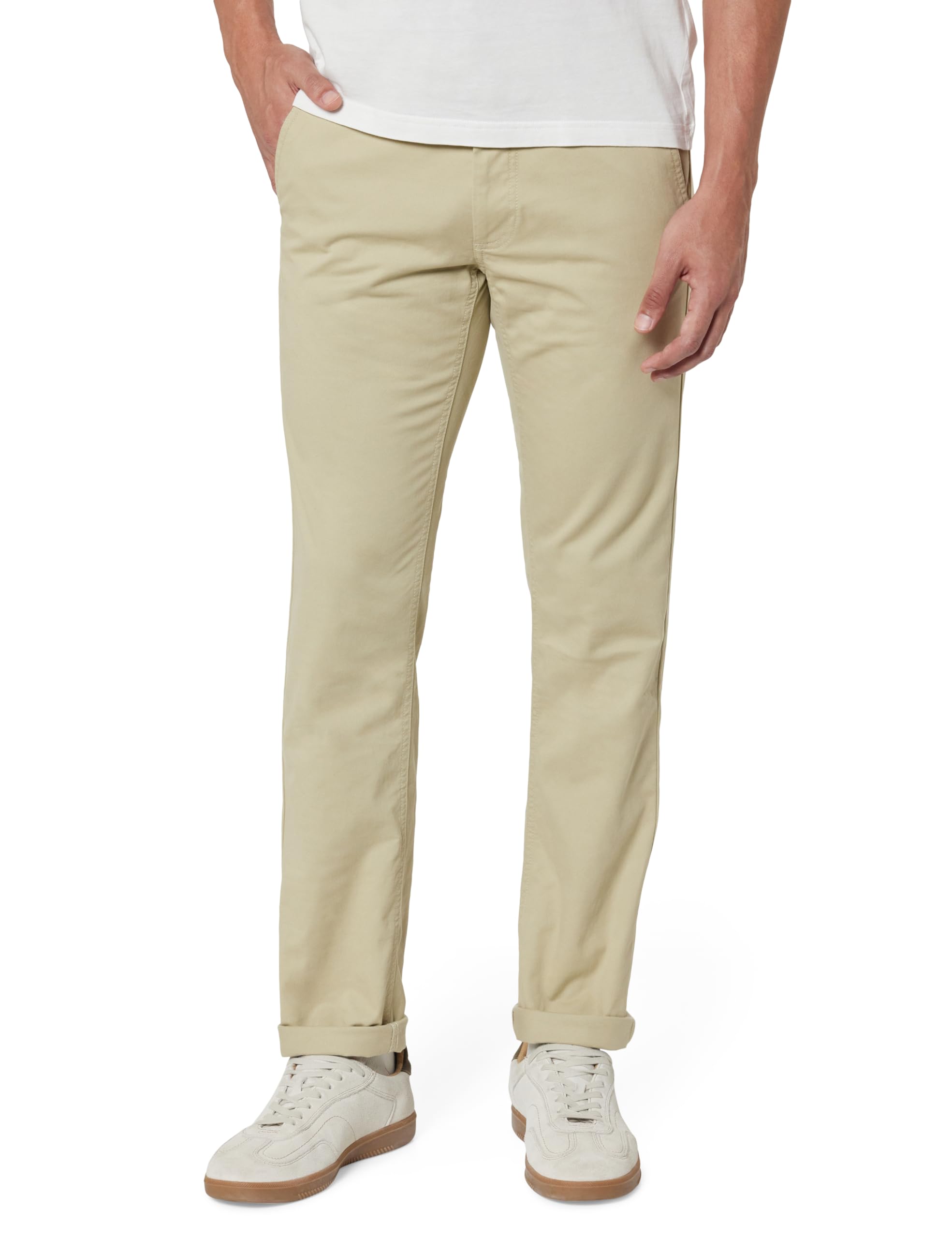 Men's Mid Rise Premium Cotton Slim Fit Casual Trouser Chinos