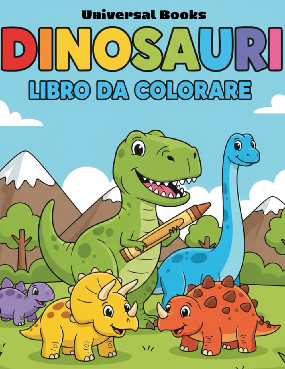 Dinosauri: Libro da colorare