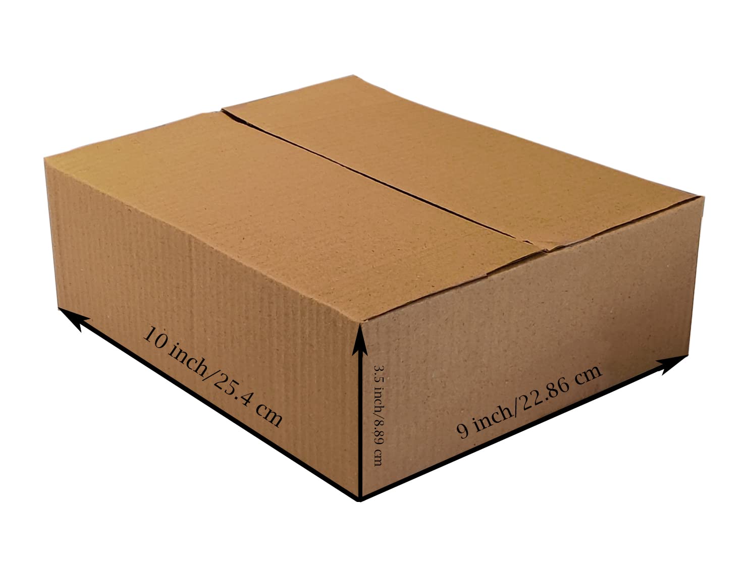 La Belleza 3 Ply Super Saver 25 Corrugated Box Carton for Storing, Packaging, Gifting, Courier Box 10 x 9 x 3.5 inch (Brown) - Pack of 25 (25.4 x 22.86 x 8.89 cm) (B0BJVHXDRS) Amazon Price History, Amazon Price Tracker