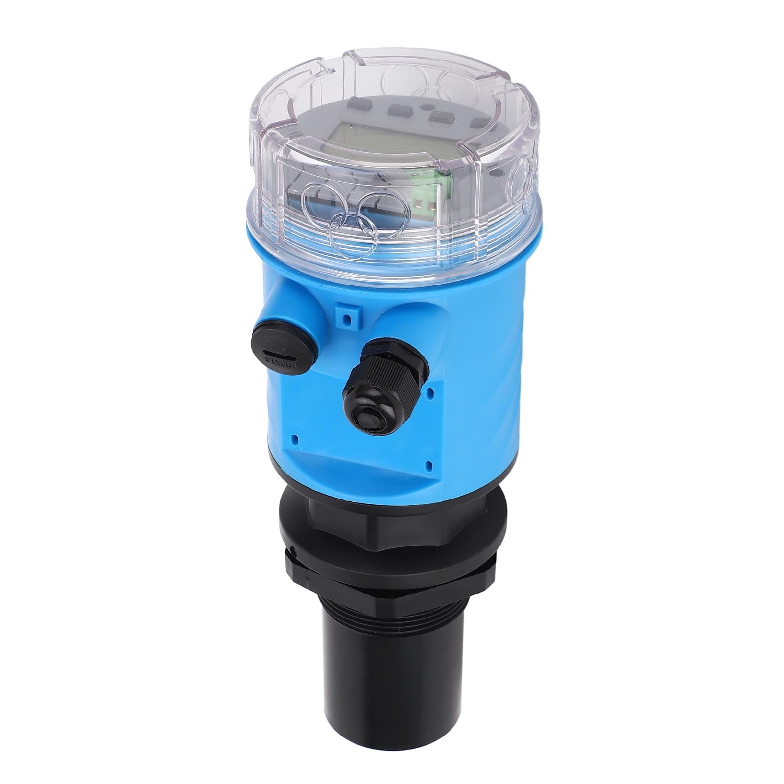 Sensor ultrasónico de nivel de agua, pantalla LED digital 4-20 MA salida con carcasa impermeable ABS, para la recuperación de aguas residuales (0-5m)