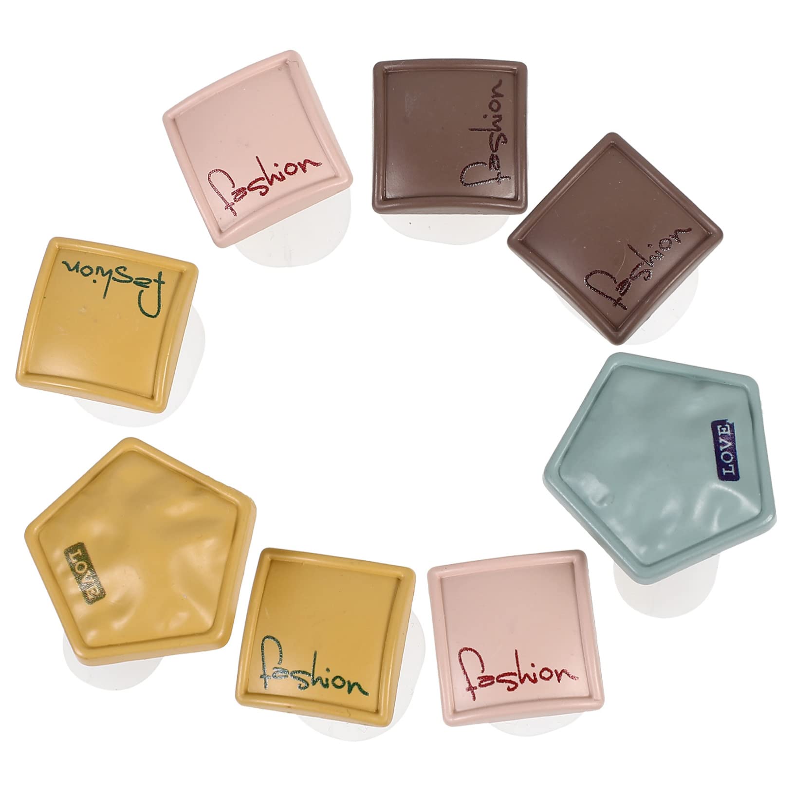 WRITWAA 8Pcs Silicone Toe Separators for Nail Polish Easy to Use Toe Spreaders for DIY Manicure for Home Salon Prevents Touching Wet Polish Nail Supplies