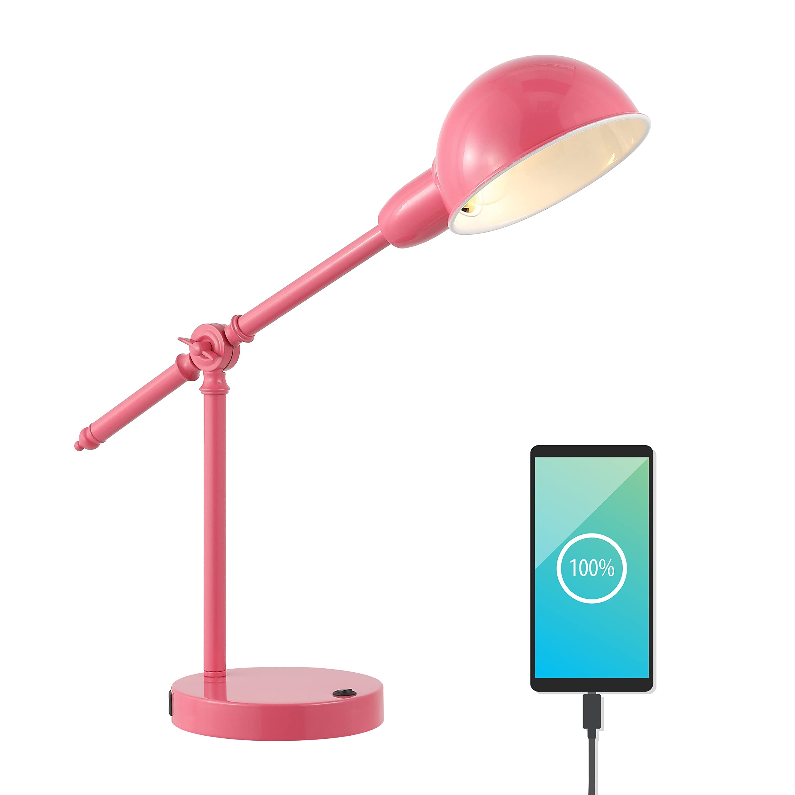 JONATHAN Y Curtis Task Lamp 20.25