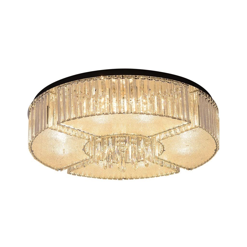 HynJGih Home Living Room Dining Room Bedroom Lamp Crystal Light Simple and Modern Ceiling Light(60cm)