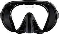 Cressi Musa Frameless Diving Mask - Wide View Mono Lens, Low Volume, Soft Silicone Skirt - Ideal for Snorkeling & Freediving