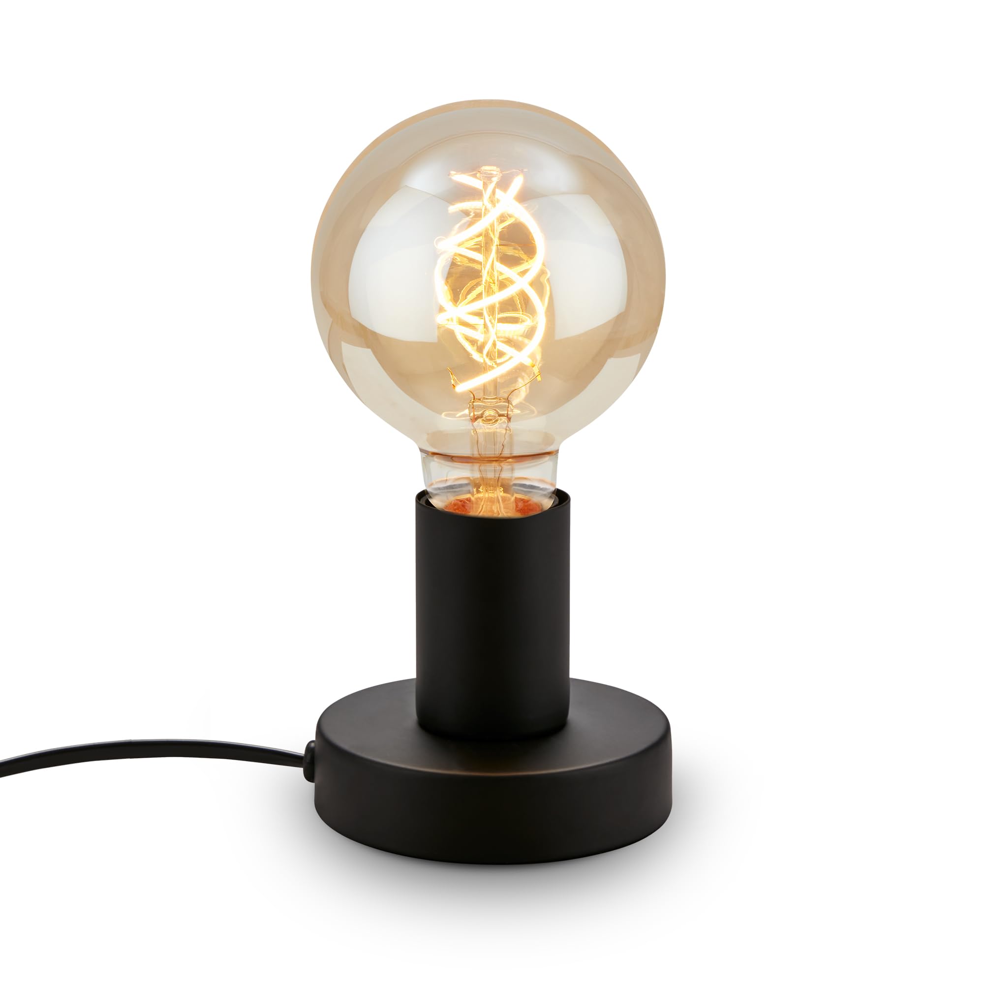 Lampada da tavolo Teepu Ø 10 cm nero