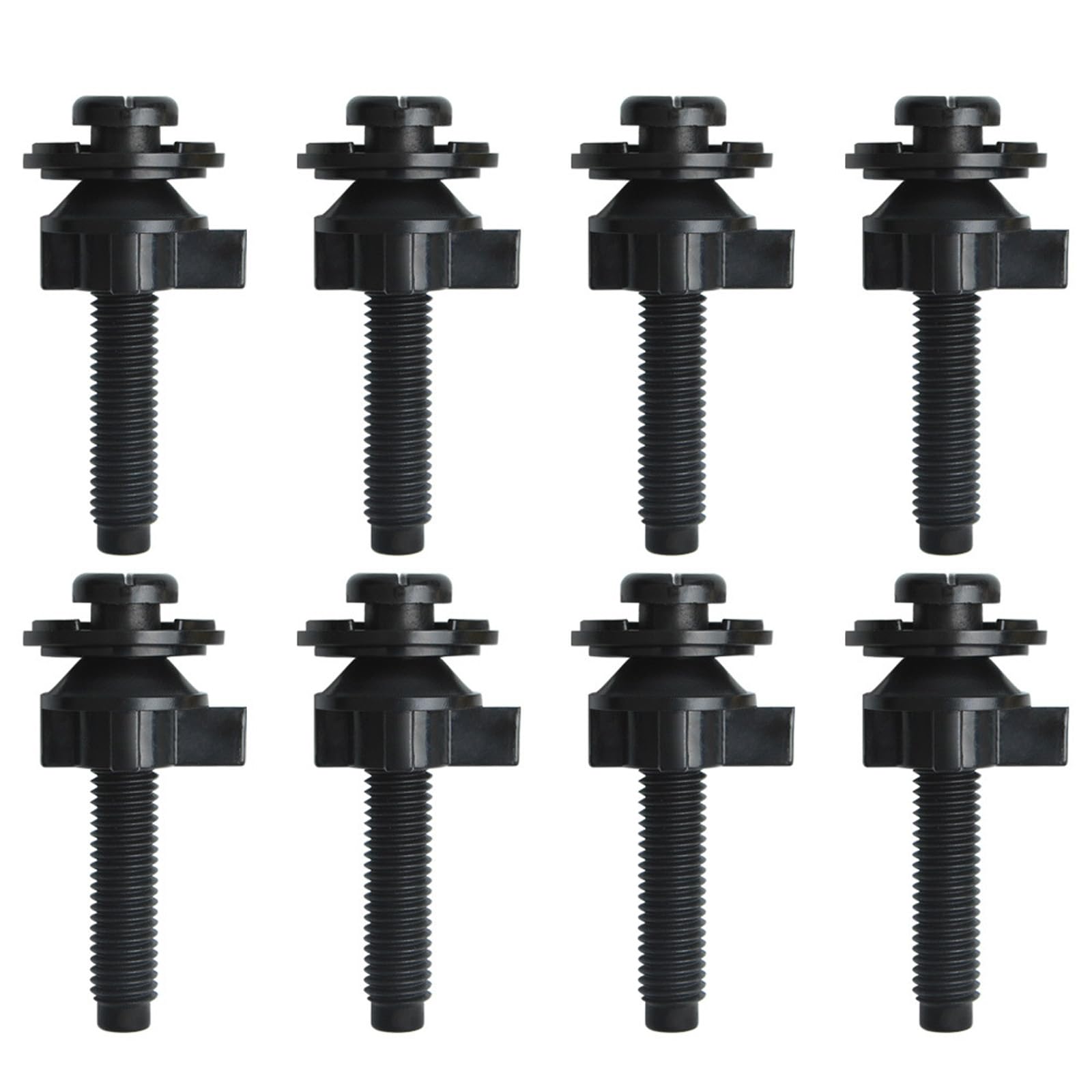 Buxuaaaa 8Pcs Toilet Seat Screws Replacement Set Toilet Lid Fix Screws Toilets Seat Accessory For Long Terms Stability Cover Fixing Screw