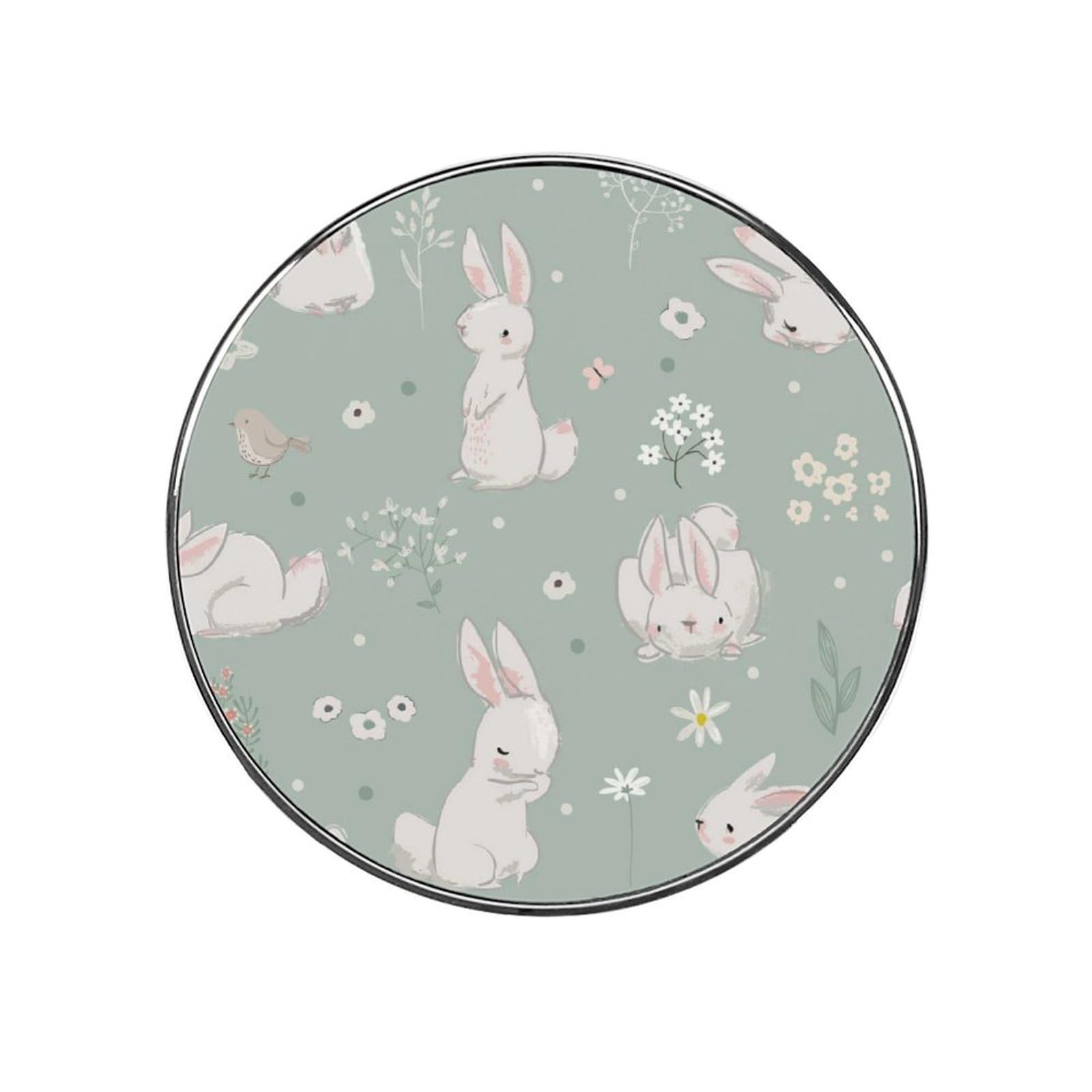 Cute Rabbit Alloy Fridge Magnet For Office Cabinet Refrigerator Whiteboard Photo
