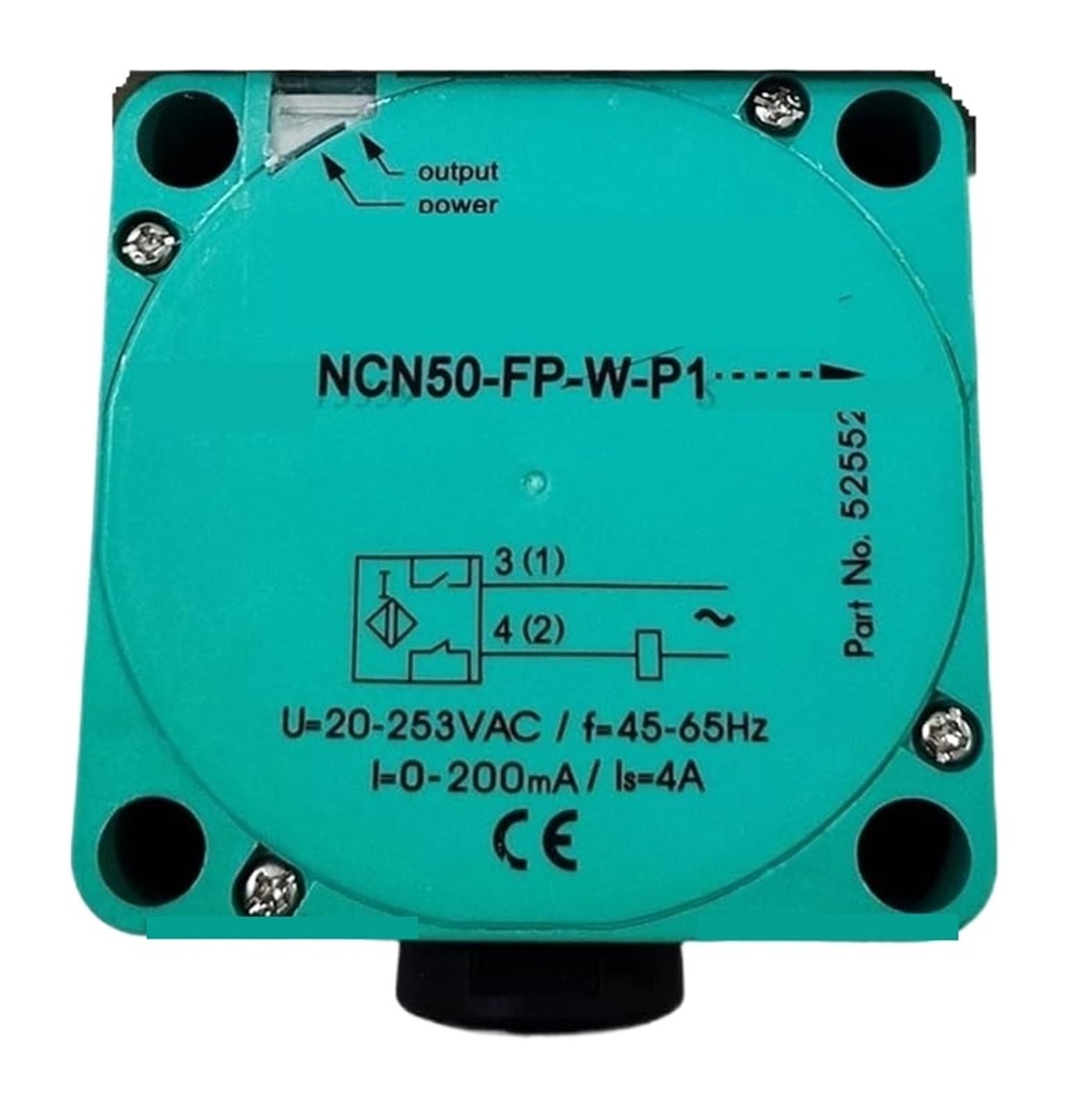 Capteur de Commutation inductif NCN50-FP-W-P1 détecteur proximité 50mm
