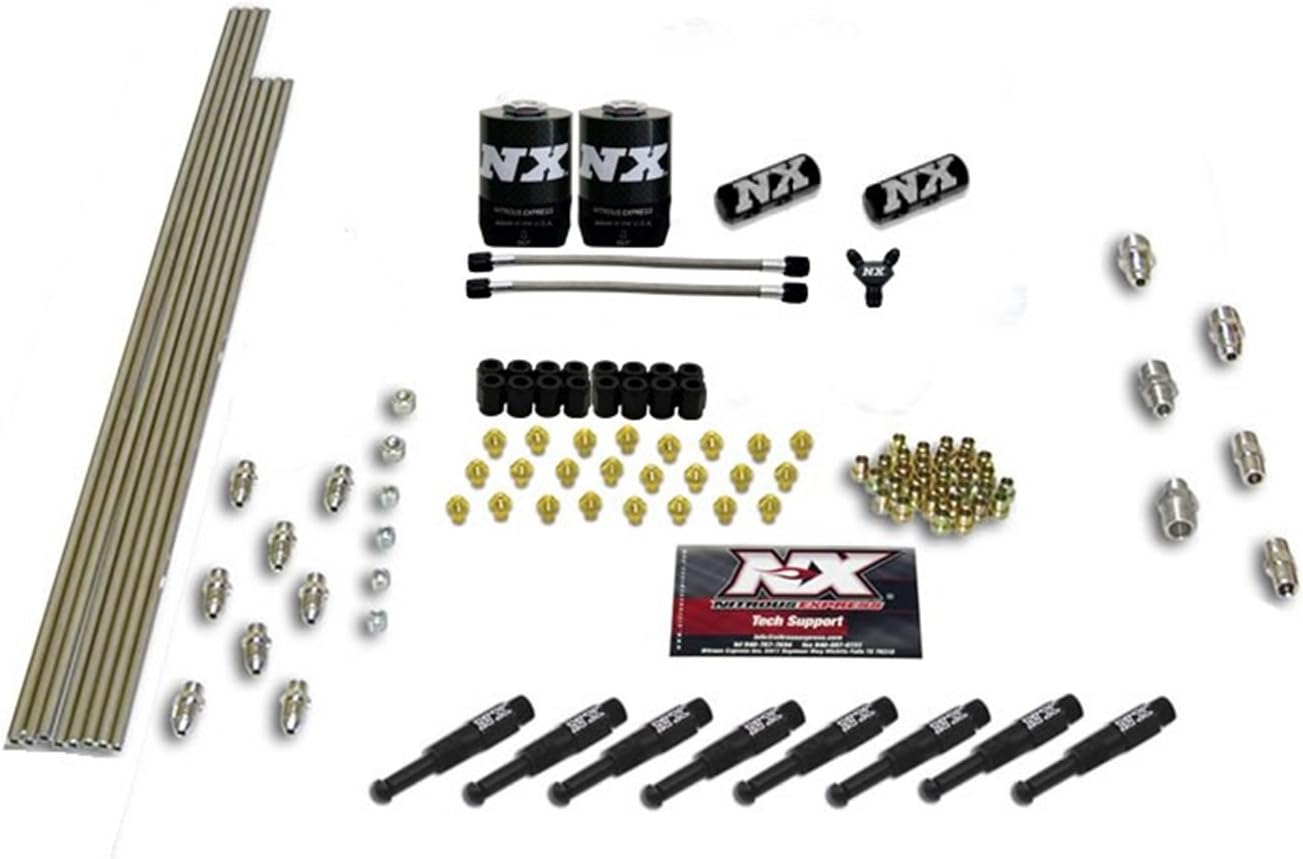 Nitrous Express 13382 8-Cylinder 1/8 Dry Nozzle Intake Plumbing Kit