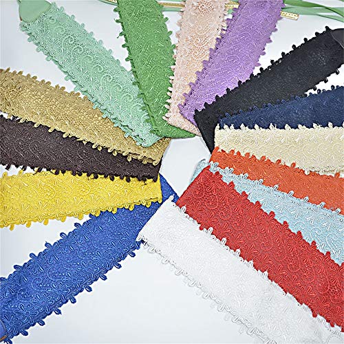 Women's Lace-Flower Waist Belt Bow Tie Wrap Around Soft Leather Boho Corset for Dresses (Blue)4