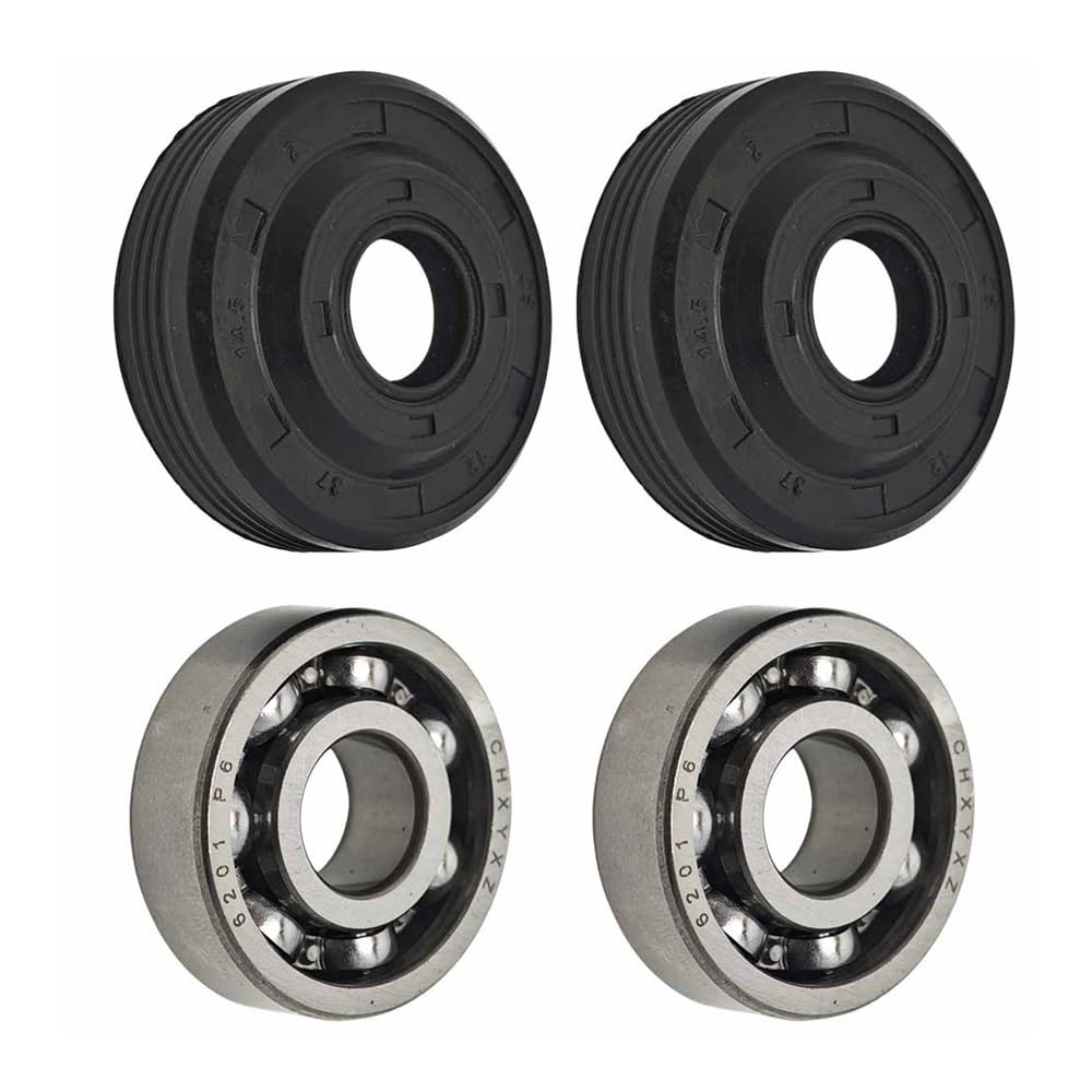 Kit de retenes de Aceite for cojinetes de cigüeñal Compatible con motosierras 136, 137, 235, 236, 240, 350, 351, 370, 371, 390 y 420. Pieza OEM 530056363