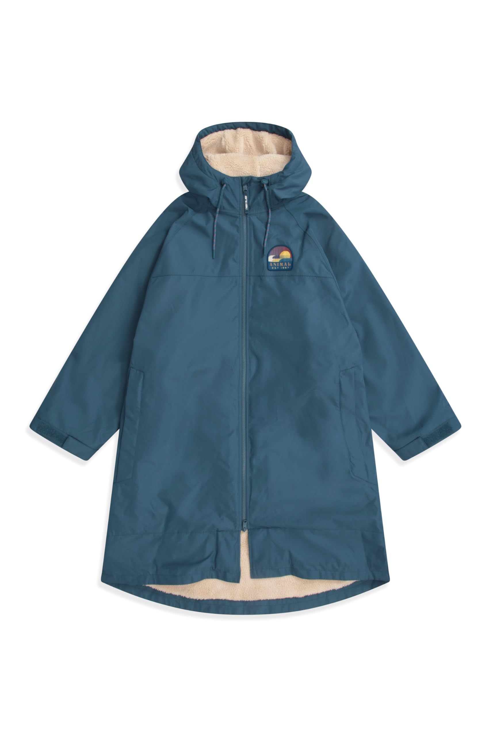 Hazey Mens Waterproof Beach Parka - Blue