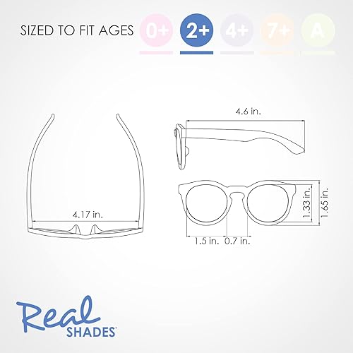 Miniatura 3 de Real Shades - Lentes de pantalla para computadora, 100% protección UV, antirreflejos, para mujeres, hombres, niños y niños pequeños