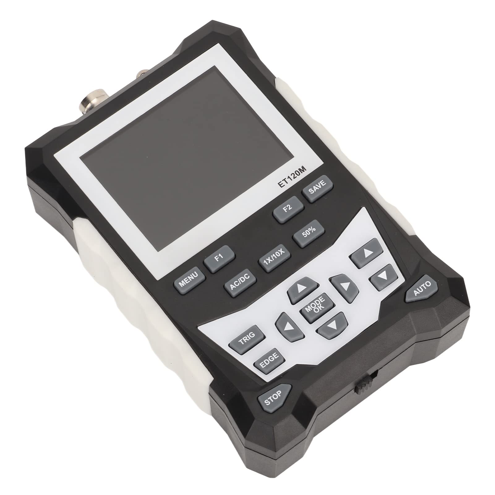 Osciloscopio Portátil de 120 MHz, Osciloscopio Digital TFT de 2,4 Pulgadas Osciloscopio Portátil Ancho de Banda de Forma de Onda 100 Conjuntos de Datos 10 Formas de Onda Kit de