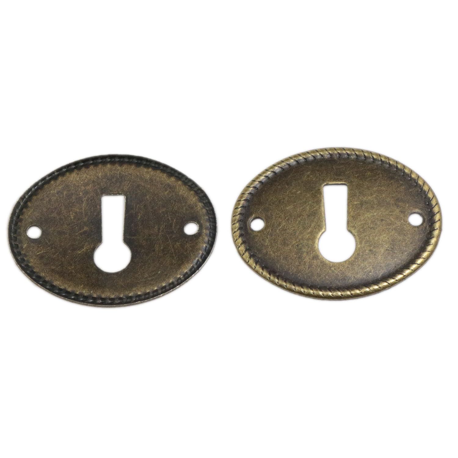 Vintage Keyhole Covers - Bronze (10 Pack) -2 Vintage Keyhole Covers - Bronze (10 Pack) -2