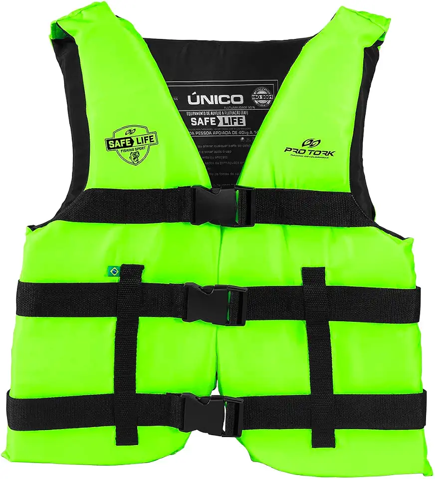 Colete Salva Vidas Auxiliar de Flutuação Pro Tork Safe Life – De 40-140 Kg