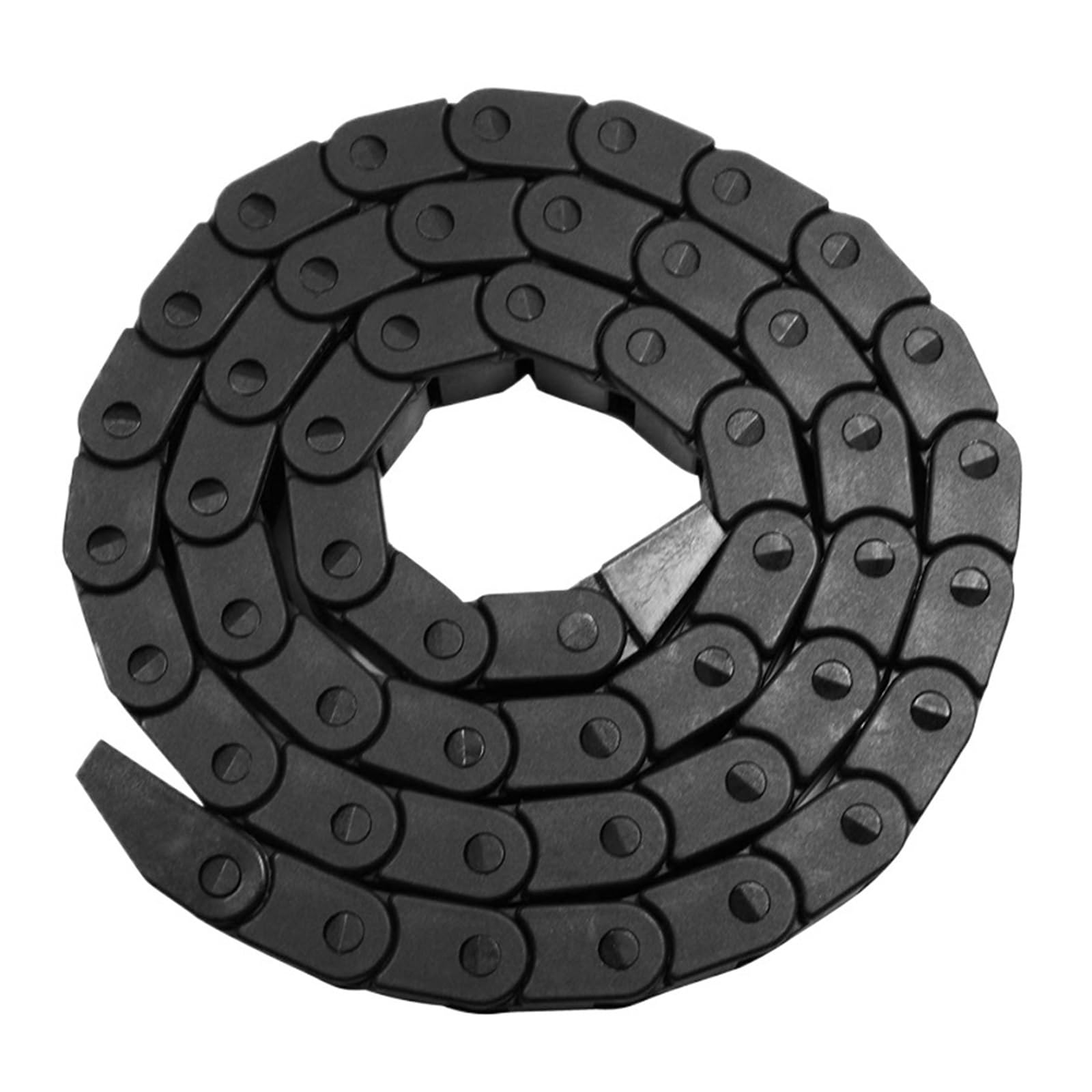 Cadenas portacables de 7 x 15, 10 x 20, 10 x 30 y 10 x 10 mm, tipo puente, de plástico, sin apertura, for transmisión de máquinas. | Cable Chain(10x20 mm)