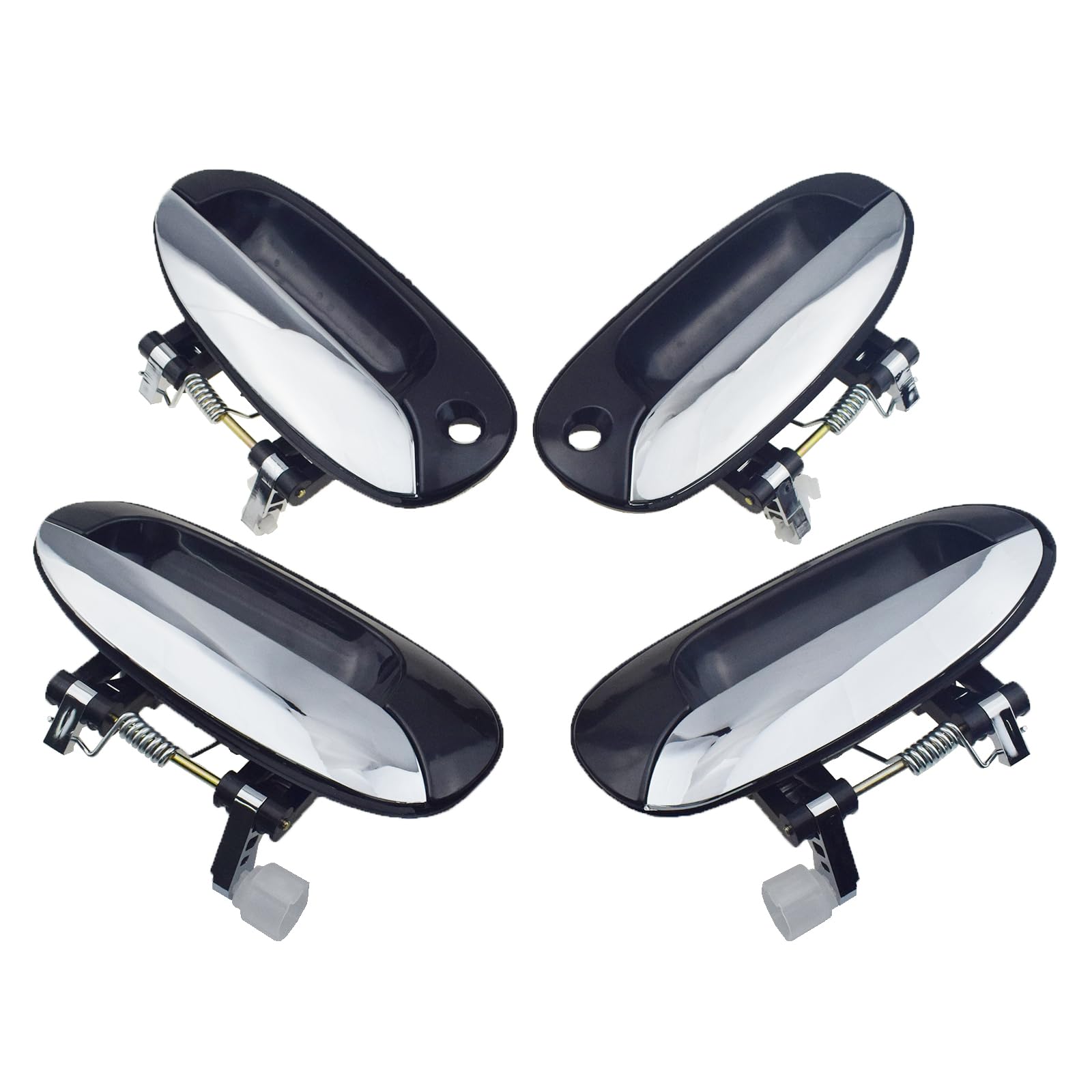 かおりん様用0.3.47.56.62.92.96. 99.100.106.103 Amazon.com: Front Rear Left Right Exterior Door Handle Chrome for