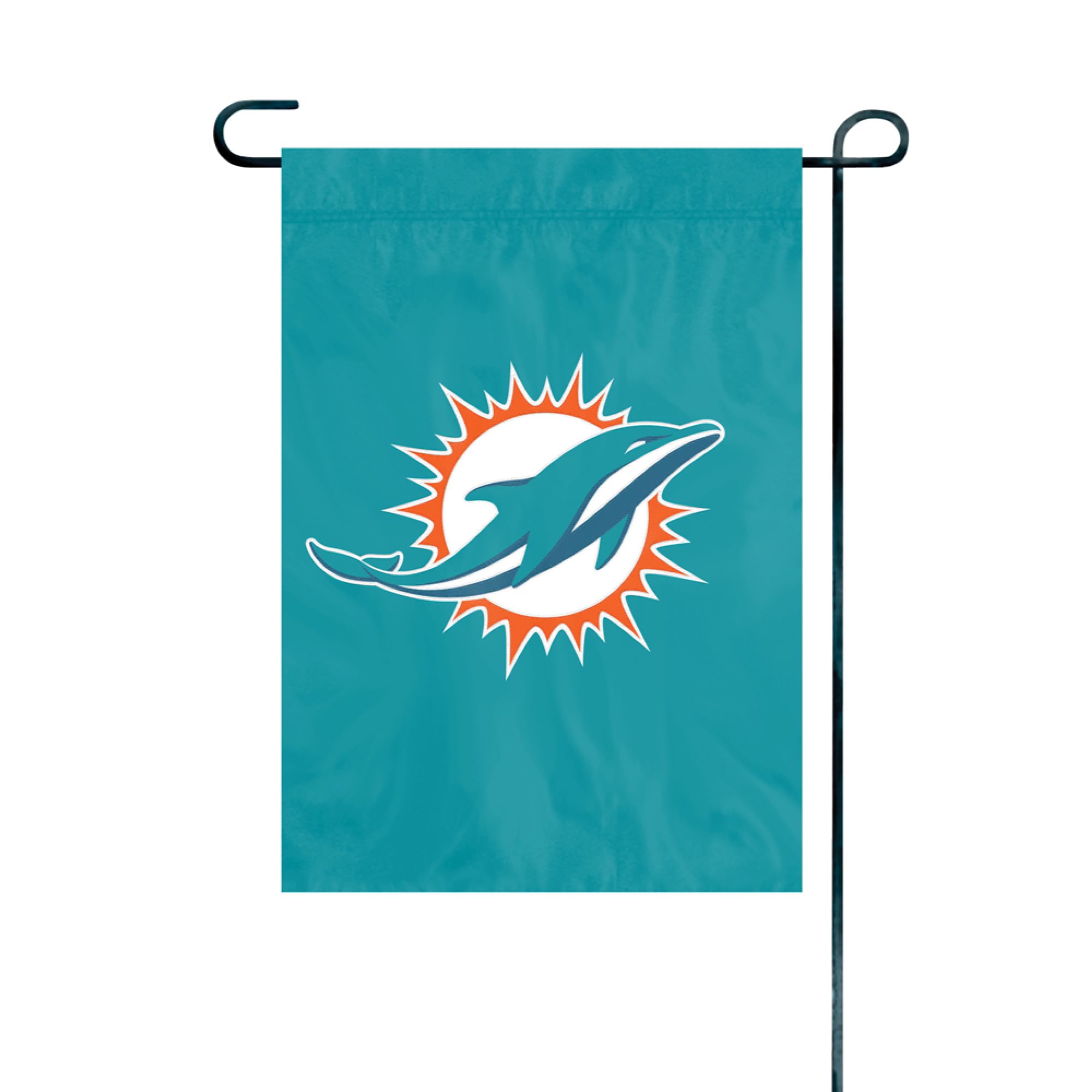 Party Animal NFL Team Premium Garden Flag, Nylon, Miami Dolphins