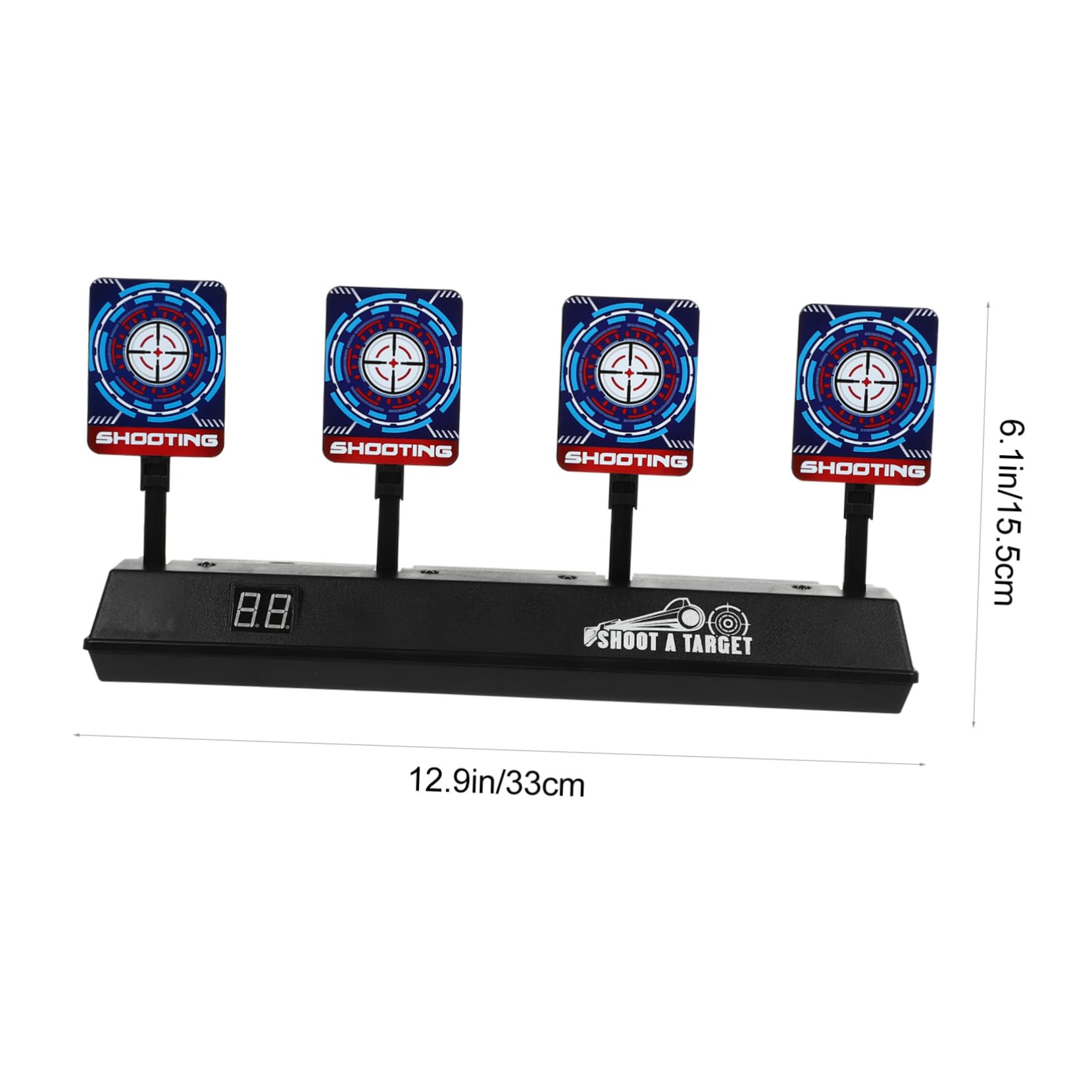 ifundom Game Electronic Target 4 Positions Auto Scoring Precision Aim Training Easy to Use