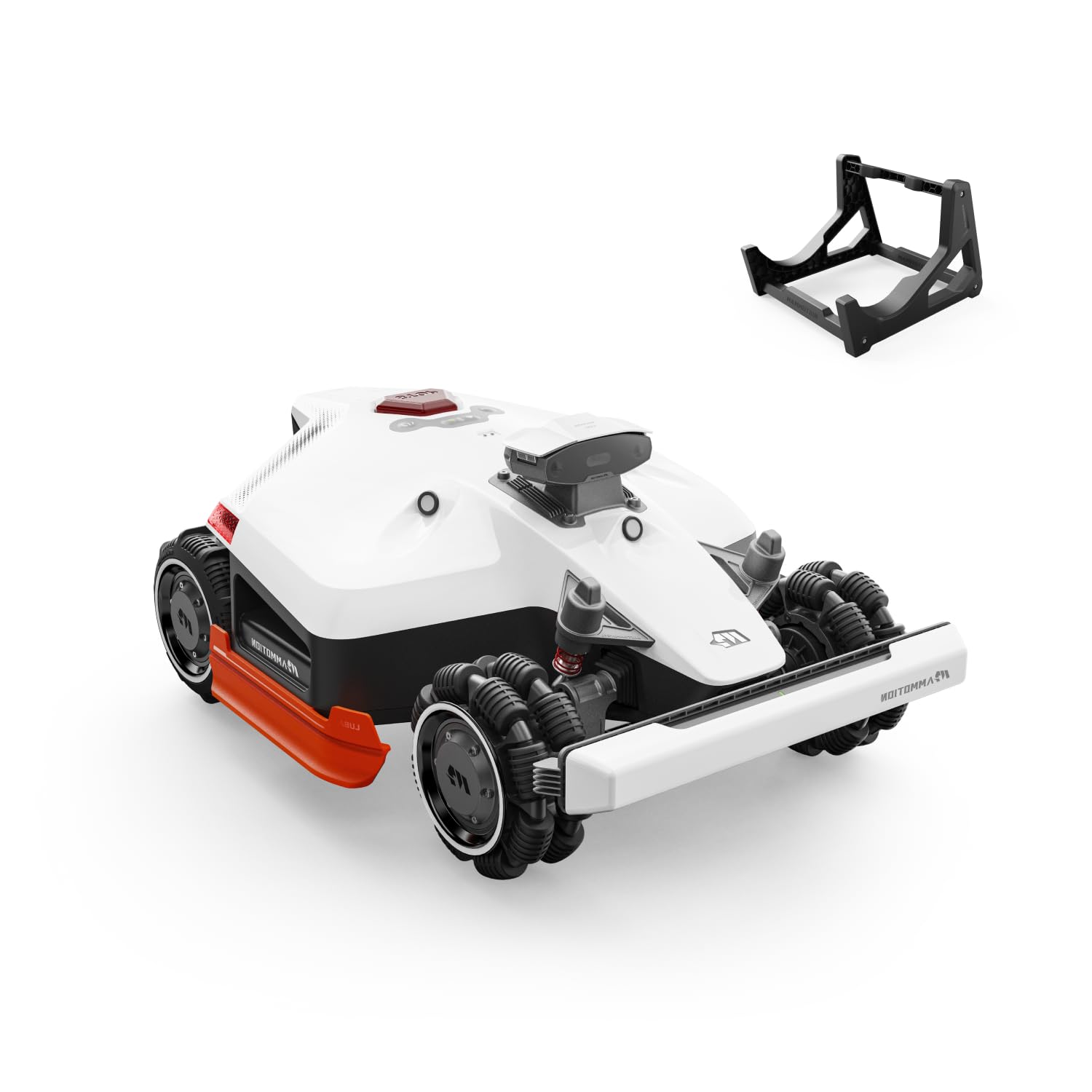 Mammotion LUBA 2 AWD 3000HX Robot Lawn Mower with Cleaning Stand, Mowing 0.75 Acres, All-Wheel-Drive for 80% Slope, UltraSense AI Vision & RTK Auto-Mapping, 2.2"-4.0" Adjustable Cutting Height