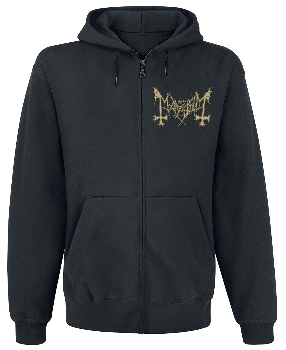 Mayhem Daemon Männer Kapuzenjacke schwarz Band-Merch, Bands, Horror