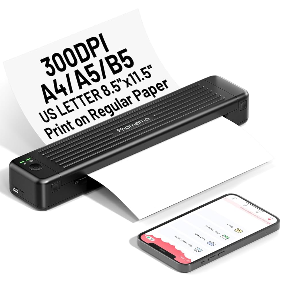 Phomemo P831 熱転写プリンター 両面印刷 携帯性 トラベルプリンター Amazon.co.jp: Phomemo P831 Bluetooth 熱転写プリンター