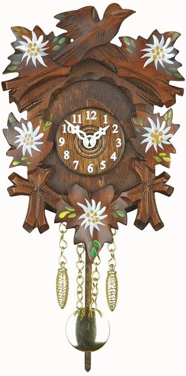 Trenkle Kuckulino Black Forest Clock with Quartz Movement and Cuckoo Chime TU 2017 PQ