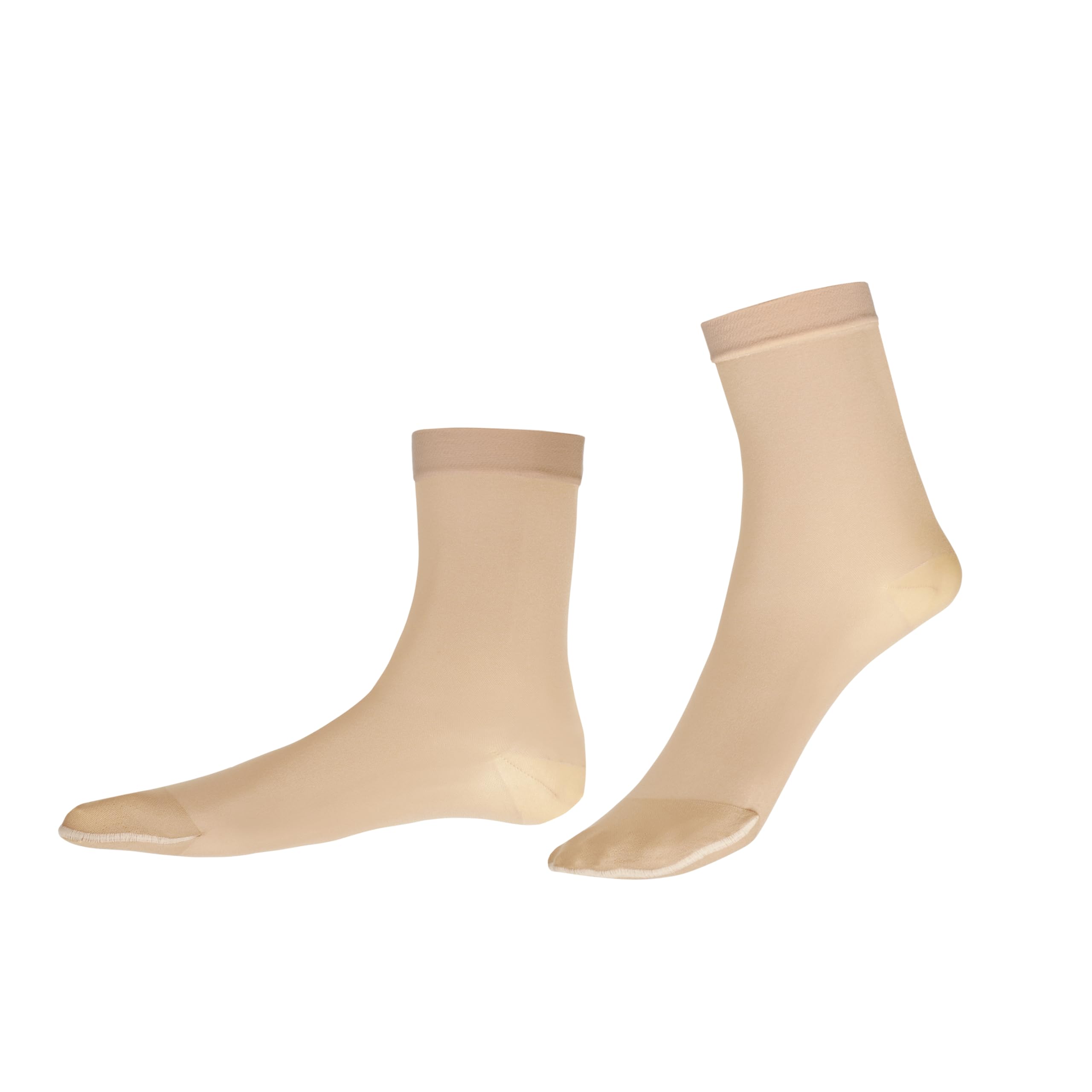 ITEM m6 - Socken mit Kompression für Damen, Größe S, Unsichtbar, Atmungsaktiv, INVISIBLE SOCKS, Powder