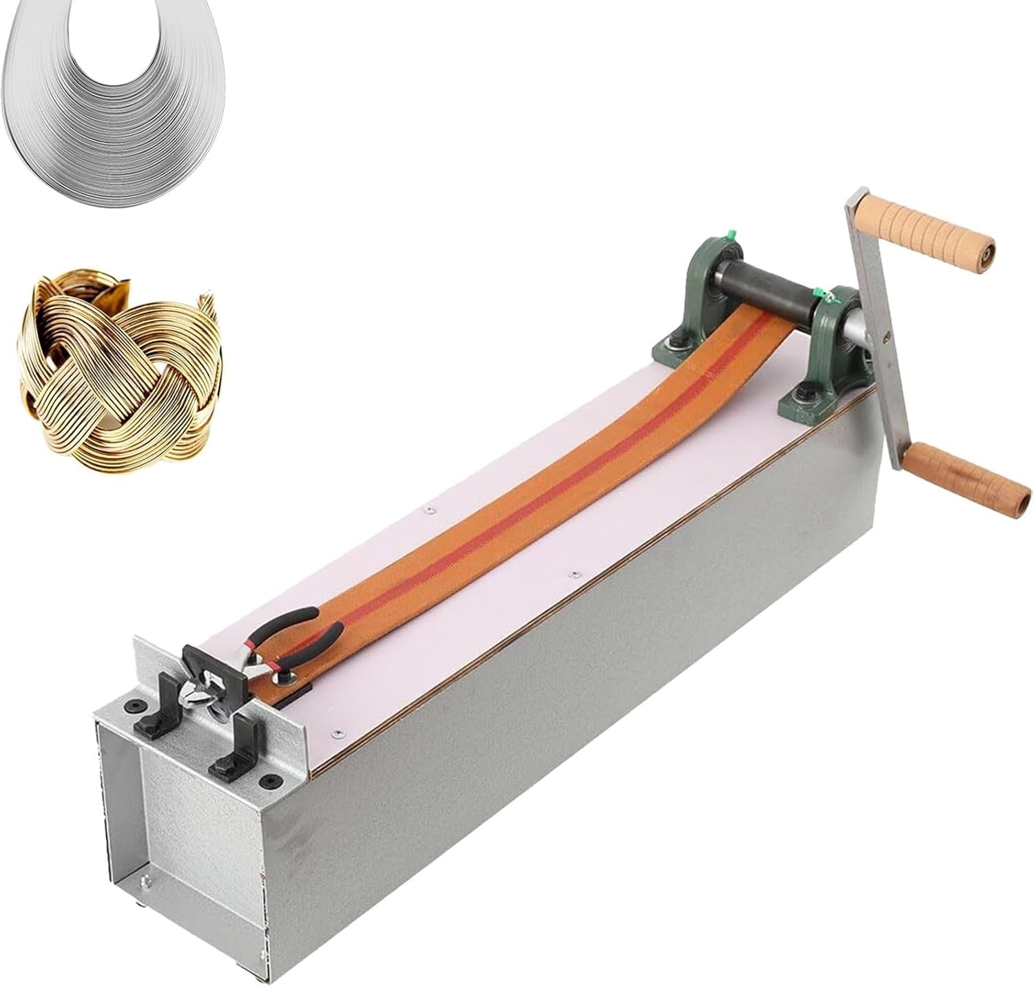 Schmuck-Drahtziehmaschine, manuelle Bank-Drahtziehmaschine, Werkzeug zur DIY-Schmuckherstellung, kleiner manueller Ziehplattenständer aus Edelstahl, tragbare mittelgroße Drahtziehwerkzeuge for die