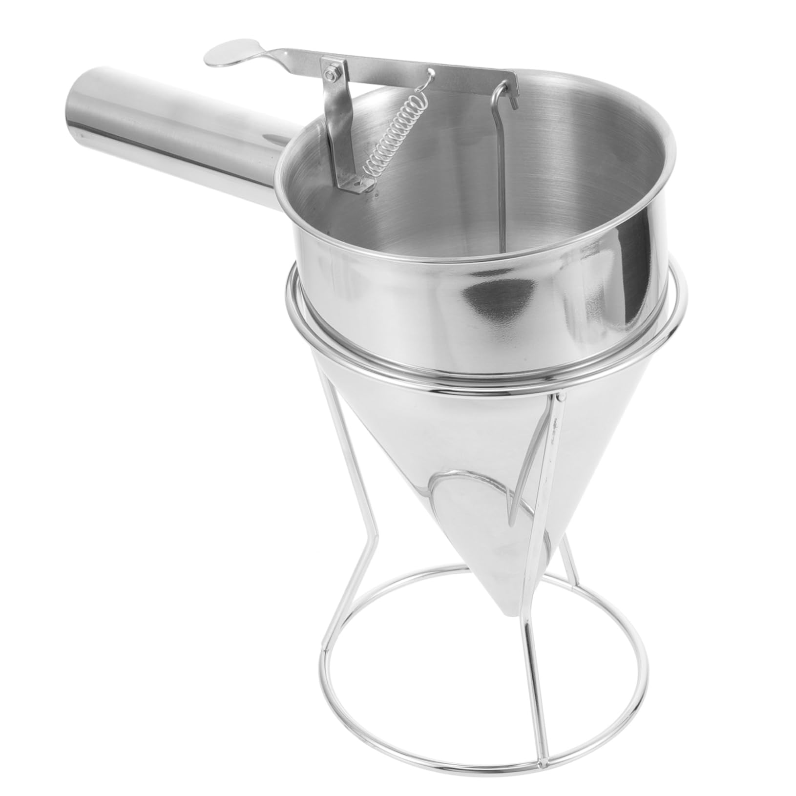 SECFOU Imbuto Flessibile in Acciaio Inossidabile, Robusto e Staccabile con Supporto, Anti-ruggine, per Cucina e Forno, Facile da Riporre