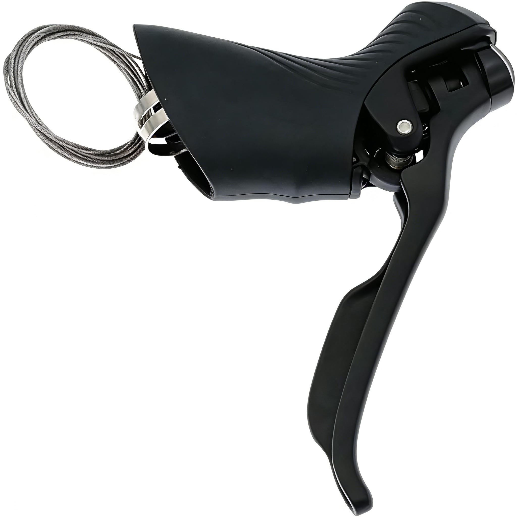 Leva del cambio per bici da strada, 2 x 7/2 x 8/2 x 9/2 x 10/2 x 11 velocità, leva del freno per bici da strada e deragliatore anteriore e posteriore, con cavo, compatibile con Shimano (2 x 7s
