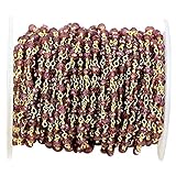 Cadenas de rosario hechas a mano con cristales con cuentas o piedras preciosas en varios estilos.Estas cadenas de rosario con cuentas están disponibles con nosotros como collares de rosario terminados o se venden simplemente como cadena por pie.