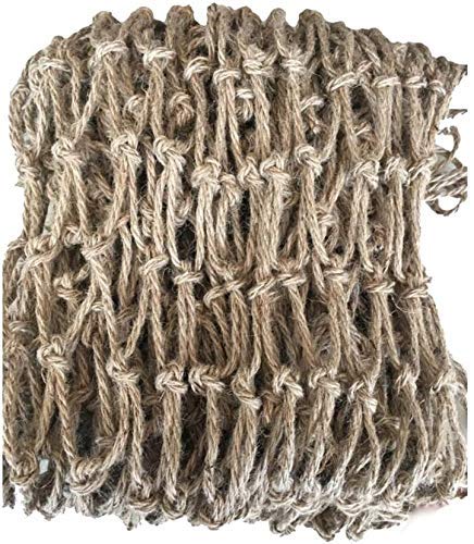 MWPO Sturdy Net Kids Red Protectora de Cuerda de cáñamo Kindergarten Escaleras Protección Net Red Protectora Niños Red de Escalada al Aire Libre Resistente al Desgaste Tamaño múltiple Opcional (T