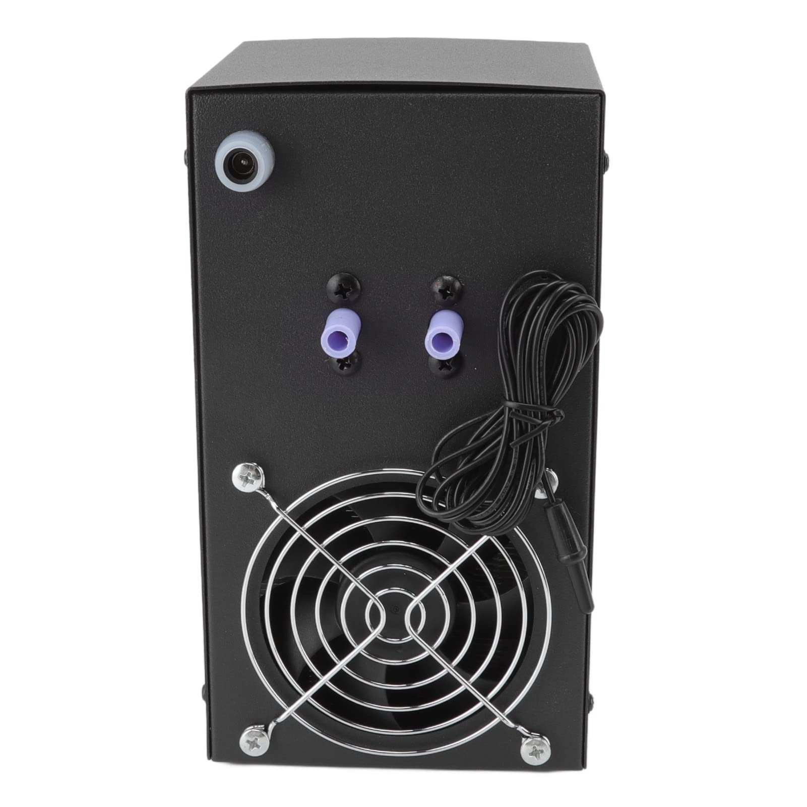 Asixxsix podgrzewacz chłodnicy wody akwarium, 120W Monitorowanie w czasie rzeczywistym Elektryczny chłodnik wodny z adapterem i wężem dla akwarium, zbiornika rybnego (wtyczka UE)