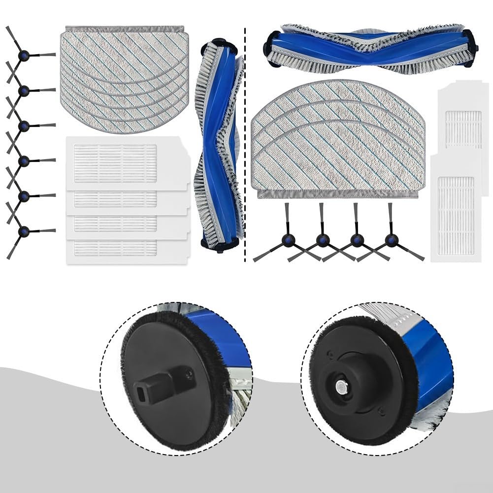 Kit Replacement for ECOVACS for DEEBOT N20/N20 PLUS Robot Vacuum Replacement Parts for Vacuum Kit(B)(A)