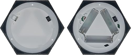 Miniatura 6 de Victory Creative Linterna musical de globo de agua de Papá Noel con purpurina de 10.5 pulgadas, temporizador a pilas y globo de nieve de Navidad