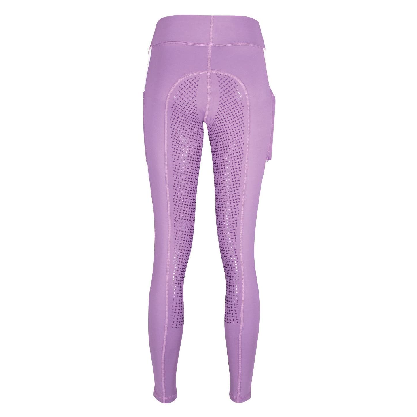 AK Comptec Medias/Leggings/Bragas de equitación de cintura alta transpirable con agarre de silicona AKRS 6059